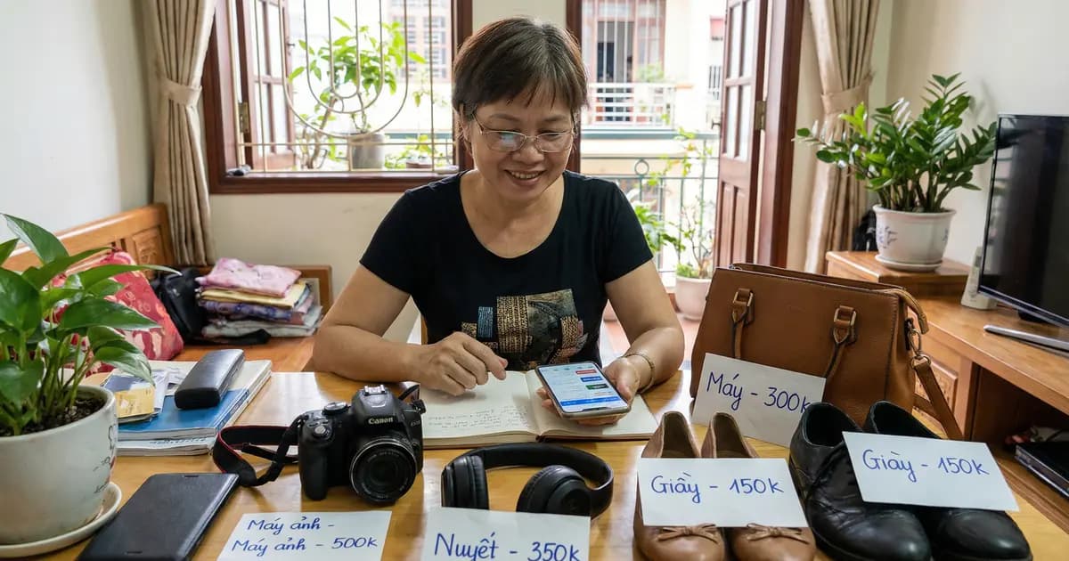 Hướng dẫn định giá đồ cũ khi bán online: Chiến lược khoa học cho người bán Việt Nam