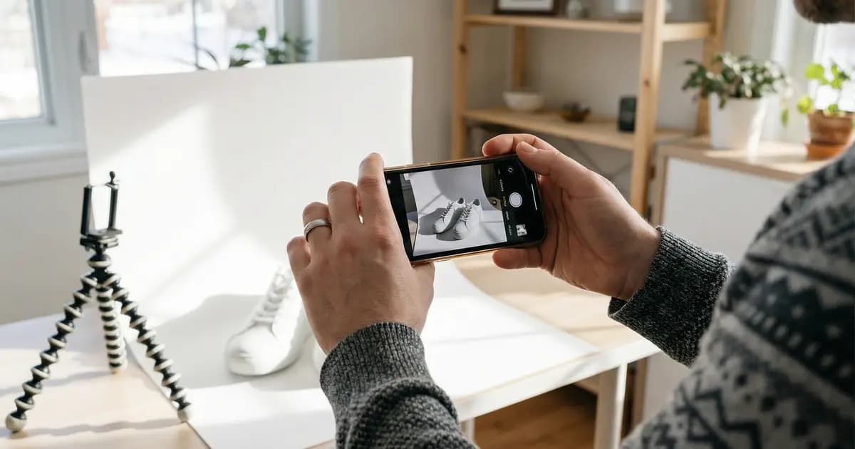 Jak robić profesjonalne zdjęcia produktów smartfonem do sprzedaży online