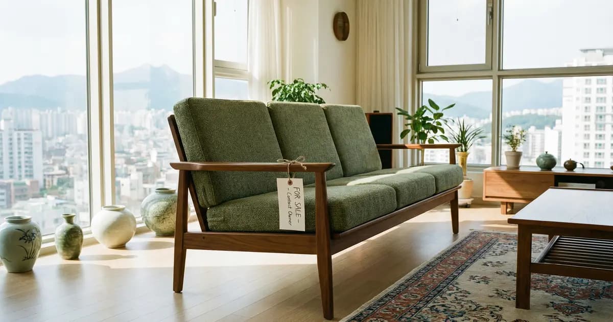 중고 가구 판매 완벽 가이드: 소파부터 식탁까지 대형 물건 처분법