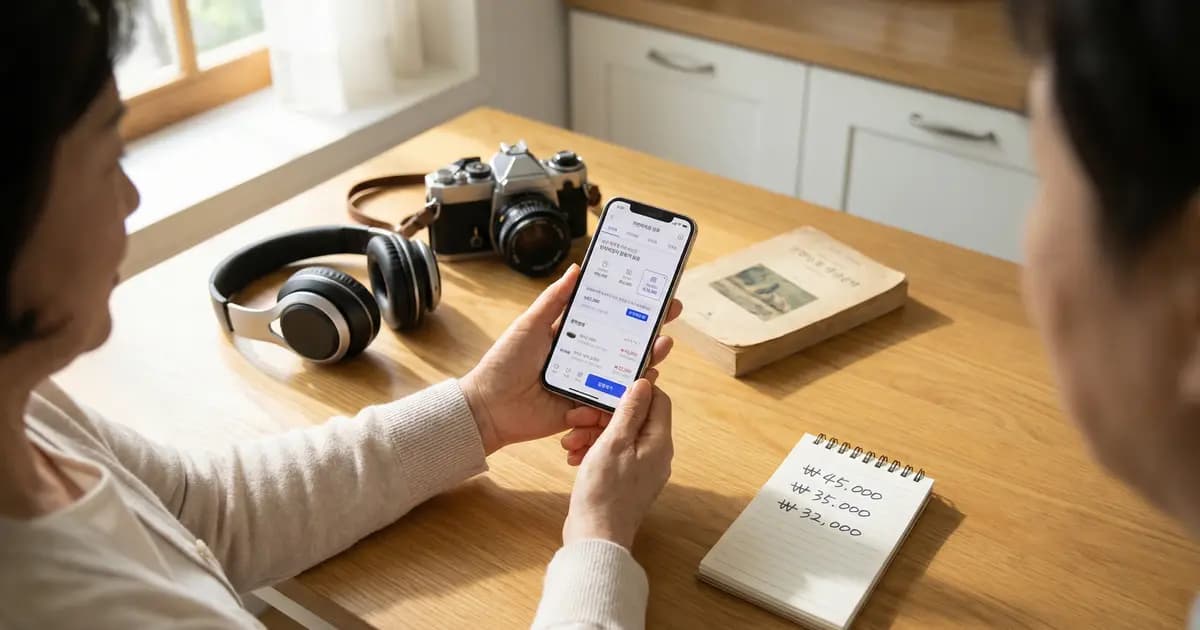 중고거래 시세 조사 방법: 5단계로 적정 가격 찾기 완벽 가이드